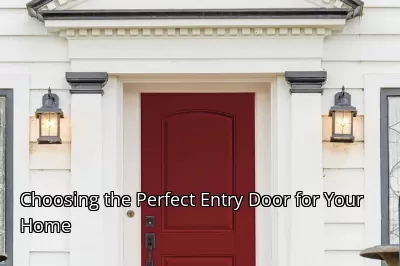 Choosing the Perfect Entry Door for Your Home Choosing the Perfect Entry Door for Your Home