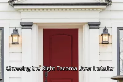 Choosing the Right Tacoma Door Installer