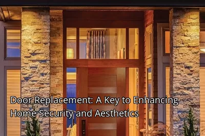 Door Replacement: A Key to Enhancing Home Security and Aesthetics