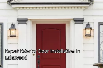 Expert Exterior Door Installation in Lakewood Expert Exterior Door Installation in Lakewood