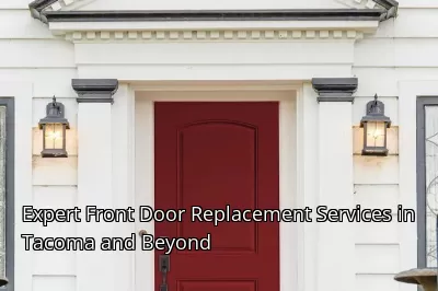 Expert Front Door Replacement Services in Tacoma and Beyond Expert Front Door Replacement Services in Tacoma and Beyond
