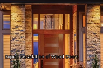 Expert Installation of Wood Doors Expert Installation of Wood Doors