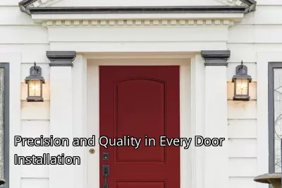 Precision and Quality in Every Door Installation Precision and Quality in Every Door Installation