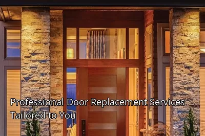 Professional Door Replacement Services Tailored to You Professional Door Replacement Services Tailored to You