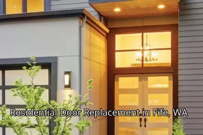 Residential Door Replacement in Fife, WA