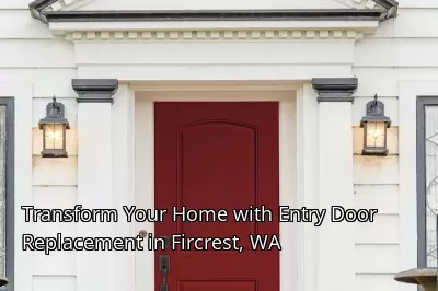 Transform Your Home with Entry Door Replacement in Fircrest, WA