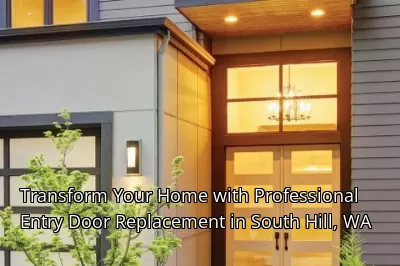 Transform Your Home with Professional Entry Door Replacement in South Hill, WA
