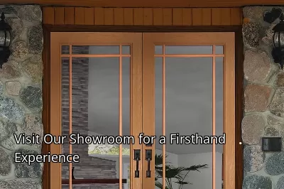 Visit Our Showroom for a Firsthand Experience Visit Our Showroom for a Firsthand Experience