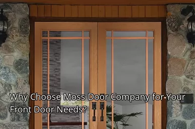 Why Choose Moss Door Company for Your Front Door Needs? Why Choose Moss Door Company for Your Front Door Needs?