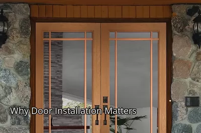 Why Door Installation Matters Why Door Installation Matters